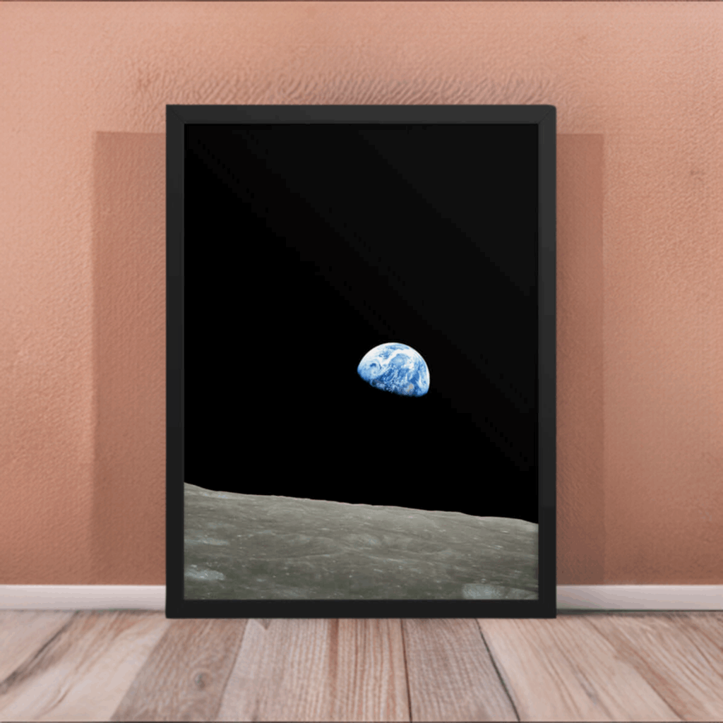 Earthrise, William Anders Apollo 8, 1968, Framed Poster